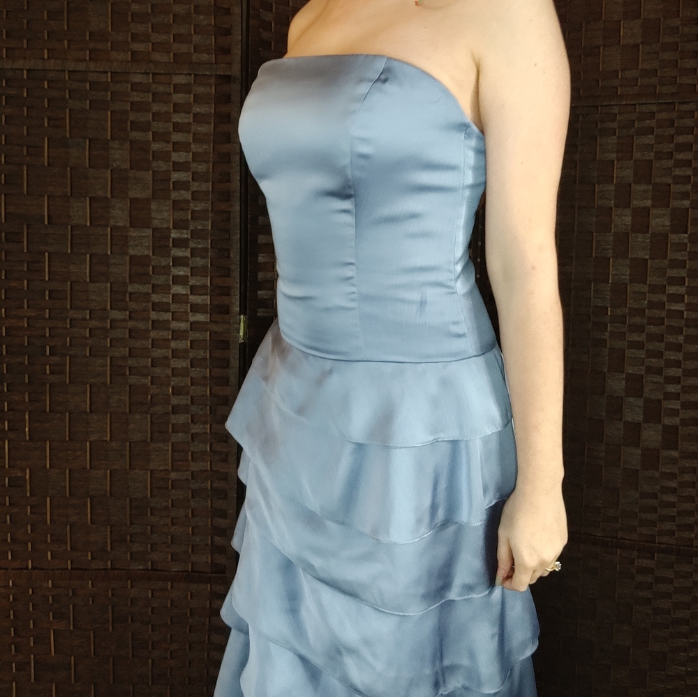 Blue Alfred Sung Bridesmaid/Prom Dress Size 10